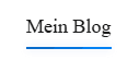 Mein Blog